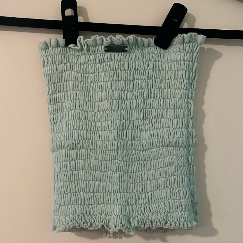Mint green tube top